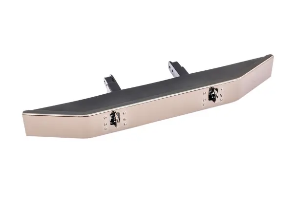 Traxxas Bumper, front (black chrome) (assembled) — image 2 of 2