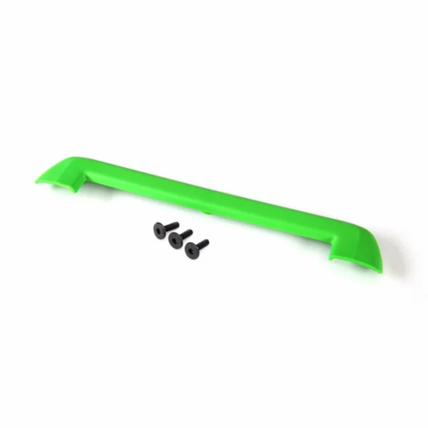 Traxxas Tailgate protector green/ 3x15mm flat-head screw (4)