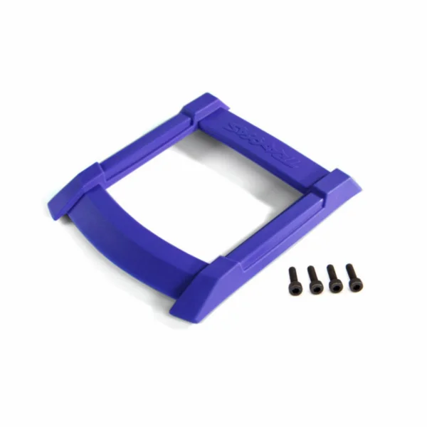 Traxxas Skid plate roof (body) (blue)/ 3x12mm CS (4)