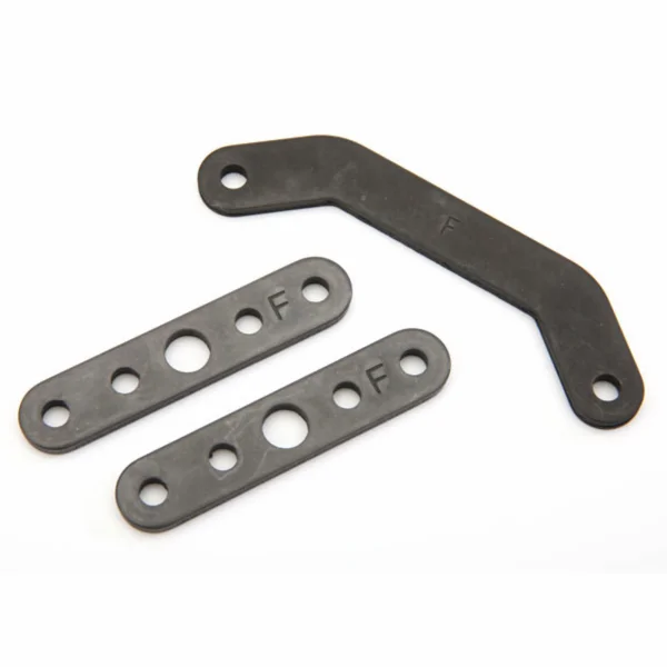 Traxxas Bulkhead tie bar front upper (1)/ lower (2) (steel)