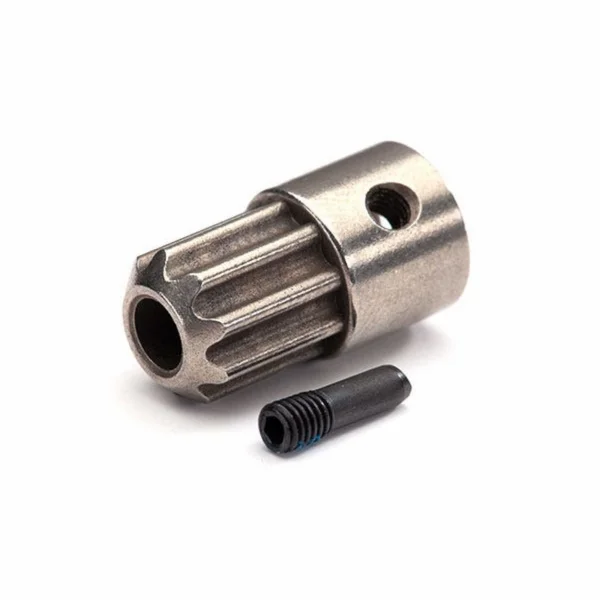 Traxxas Drive hub front (1)/ 3x10 screw pin (1)