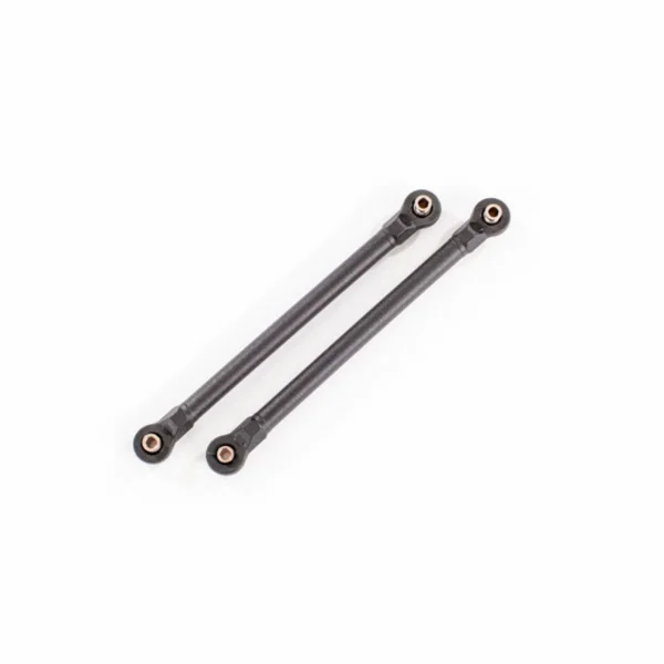Traxxas Toe links, 119.8mm (108.6mm center to center) (black) (2) (for use with 8995 WideMaxx suspension kit)