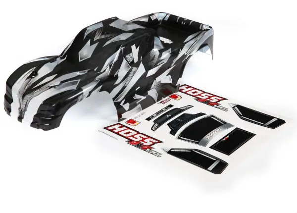 Traxxas Body, Hoss 4x4, Prographix (Graphics Are Printed, Requires Paint + Final colour Application) / Window, Grille, Lights Decal Sheet — image 2 of 2
