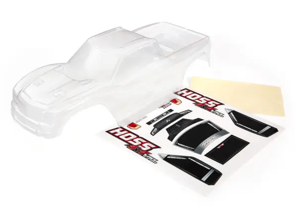 Traxxas Hoss Clear Bodyshell + Decals — image 2 of 2