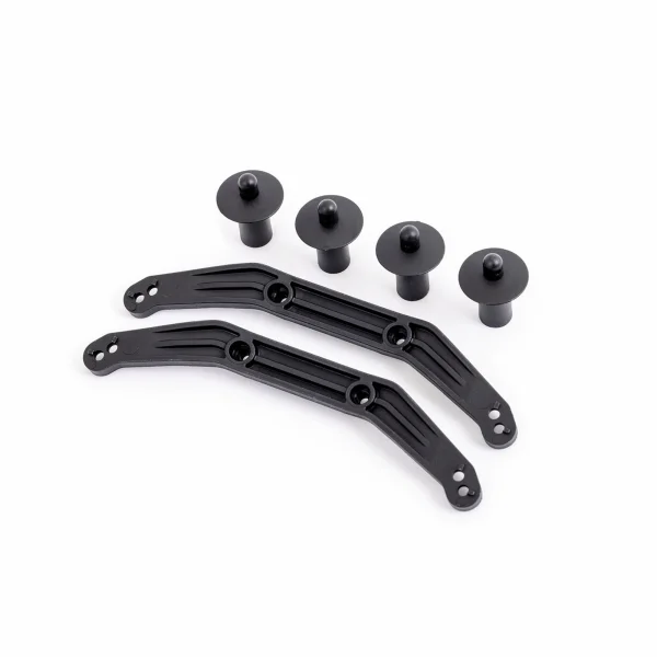 Traxxas Body mounts, front + rear, extreme heavy duty (for use with 9080 upgrade kit)