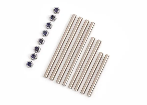 Traxxas Suspension pin set, extreme heavy duty, complete (front and rear) (hardened steel) (3x52mm (4), 3x32mm (2), 3x40mm (2)/ M2.5x0.45mm NL (8) (for use with 9080 upgrade kit) — image 2 of 2