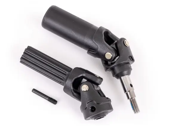 Traxxas Driveshaft assembly, front, extreme heavy duty with 6mm axle (1)/ screw pin (1) (left or right) (fully assembled, ready to install) (for use with 9080 upgrade kit) — image 2 of 2