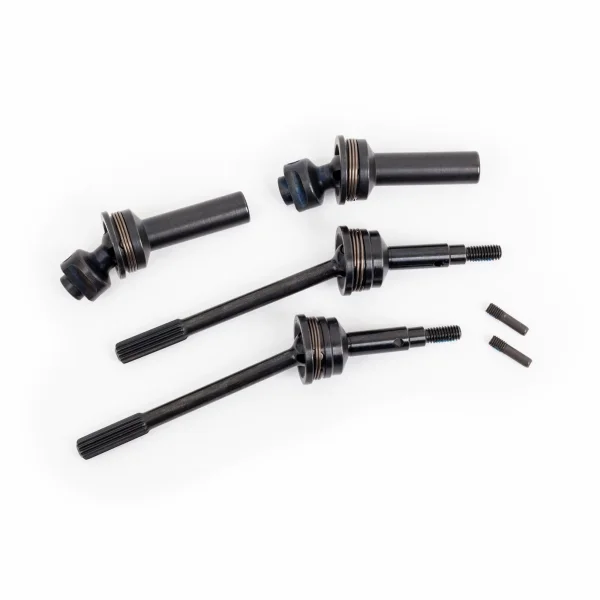 Traxxas Driveshafts, rear, extreme heavy duty, steel-spline constant-velocity with 6mm stub axles (complete assembly) (2) (for use with 9080 upgrade kit)