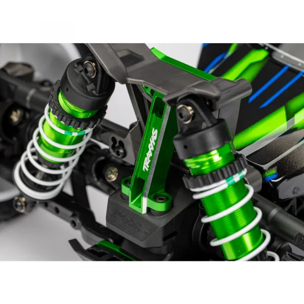 Traxxas Green Aluminium Front Shock Tower Brace — image 2 of 2