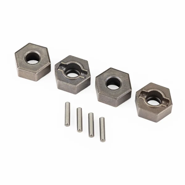 Traxxas 12mm Extreme Heavy Duty Wheel Hex Hubs (4) With 2x9.8mm pins (4) For Use With TRX9080 Upgrade Kit and 6mm Axles