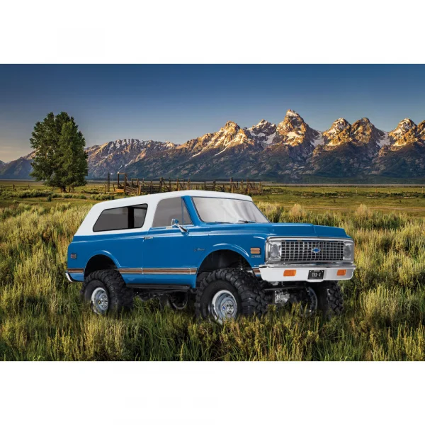 Traxxas TRX-4 1972 Blazer Body Kit - Blue/White Pre Painted (313mm WB)