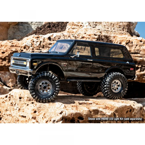 Traxxas TRX-4 Chevrolet Blazer 1969 Bodyshell - Black, Complete (313mm WB)