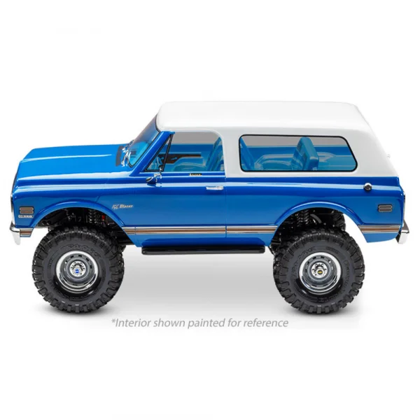 Traxxas Interior, Chevrolet Blazer (1969 -1972) (black) (includes rollbar, gauge bezel, steering wheel and column, shifter, armrest, decals) (fits 9111, 9112, 9130, or 9131 series bodies) (9111 or 9112 series bodies require 9128 body cag