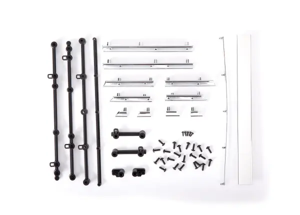 Traxxas Side trim, Chevrolet Blazer (1972), left + right/ rear trim, upper + lower/ retainers, left, right + rear/ 26x8 BCS (23)/ 16x5 BCS (self-tapping) (5) (fits 9111 body) &mdash; image 2 of 2