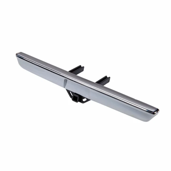 Traxxas Bumper, rear (chrome)/ bumper mount/ 3x10 BCS (2)
