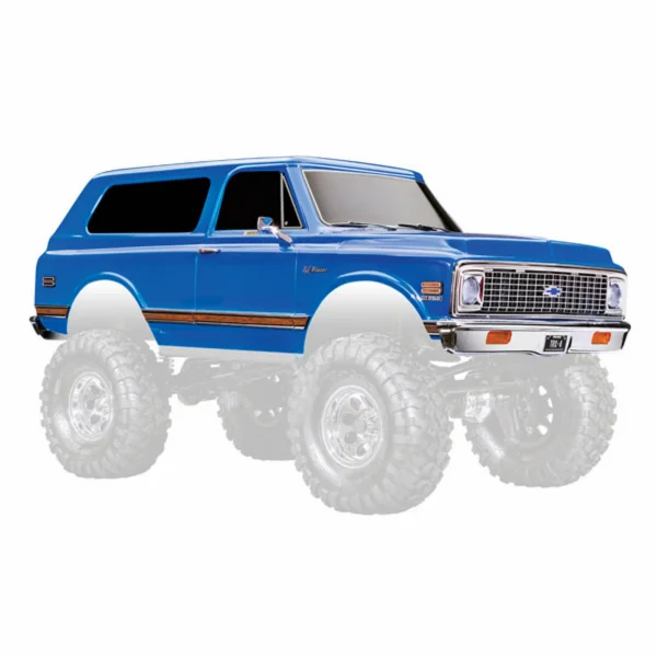 Traxxas Chevrolet Blazer (1972) Complete Bodyshell - Pre Painted Blue (313mm WB)