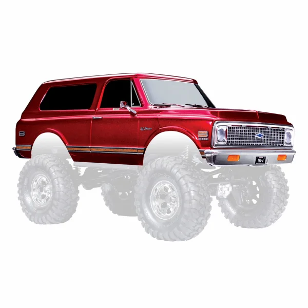 Traxxas Chevrolet Blazer (1972) Complete Bodyshell - Pre Painted Red (313mm WB)