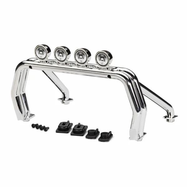 Traxxas Roll bar/ roll bar mounts, left + right/ 2.6x12 BCS (self-tapping) (4)/ 2.5x15 CS (2) (fits 9212 body)