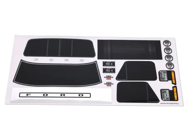 Traxxas Decal sheet, Ford F-150 (1979) — image 2 of 2