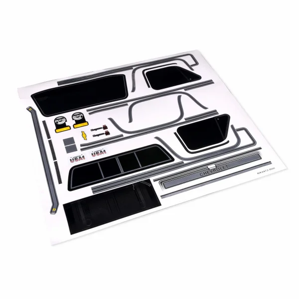 Traxxas Decal sheet, Chevrolet K10 Truck (1979)
