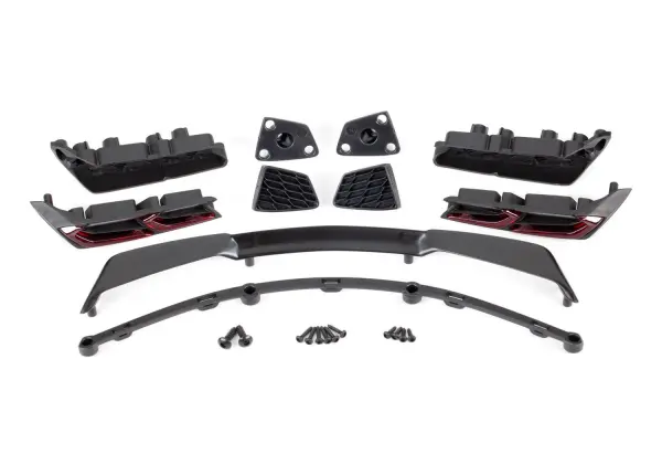 Traxxas Tail Lights Mounts Wing And Mounts &mdash; image 2 of 2
