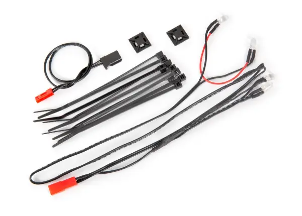 Traxxas LED light harness / power harness / zip ties (9) / mounts (2) (fits 9333 or 9335 body) &mdash; image 2 of 2