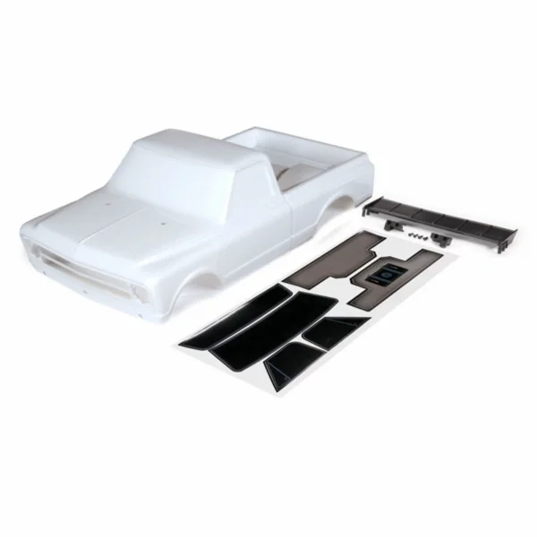 Traxxas Body, Chevrolet C10 (white) (includes wing + decals)