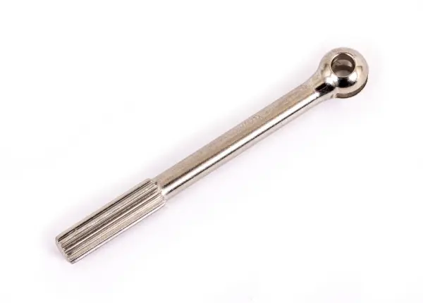 Traxxas Half shaft, external splined (steel-spline constant velocity) (1) (fits 9450R rear steel CV driveshaft) (for Bandit, Bandit VXL, Drag Slash) — image 2 of 2
