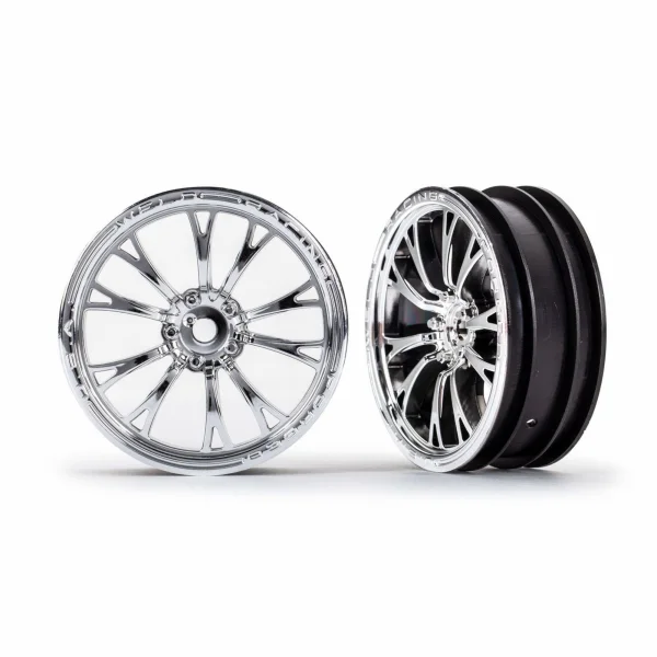 Traxxas Wheels, Weld chrome (front) (2)