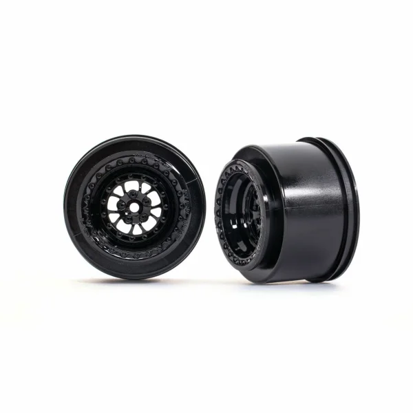 Traxxas Wheels, Weld gloss black (rear) (2)