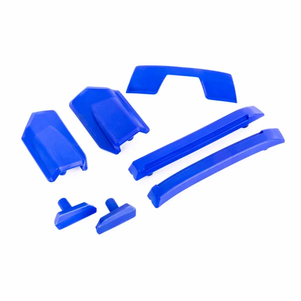 Traxxas Body reinforcement set, blue / skid pads (roof) (fits 9511 body)