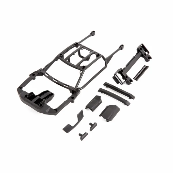 Traxxas Body support (assembled with front mount + rear latch) / skid pads (roof) (left + right)