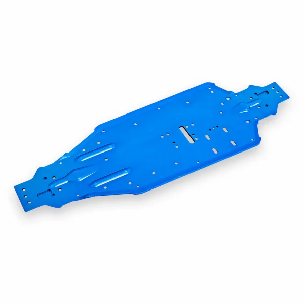 Traxxas Chassis, Sledge, aluminium (blue-anodised)