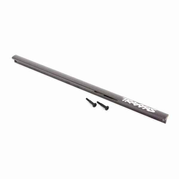 Traxxas Center brace (T-Bar), 6061-T6 aluminium (gray-anodised) / 3x16 SS (2) (fits Sledge)