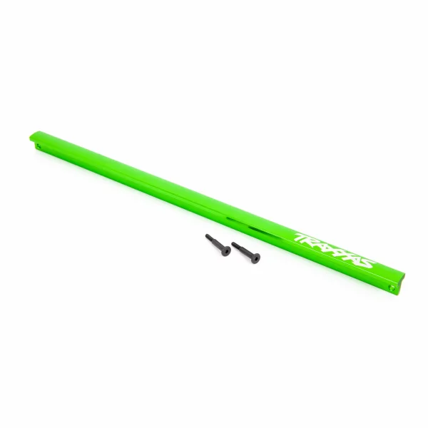 Traxxas Center brace (T-Bar), 6061-T6 aluminium (green-anodised) / 3x16 SS (2) (fits Sledge)