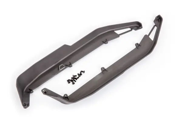 Traxxas Side guards, chassis (left and right) / 3x8 CCS (10) (fits Sledge) — image 2 of 2
