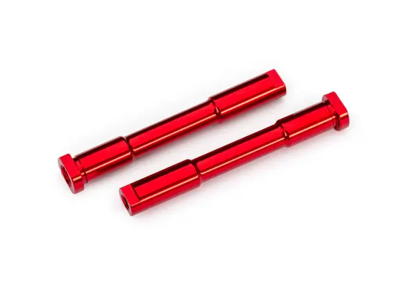 Traxxas Bellcrank posts, steering (aluminium, red-anodised) — image 2 of 2