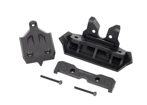 Traxxas Bumper, front / skidplate, front / tie bar mount, front / 3x25 CS (2) — image 2 of 2