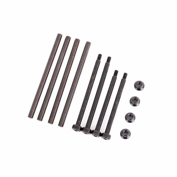 Traxxas Suspension pin set, front + rear (hardened steel), 4x67mm (4), 35x482mm (2), 35x567mm (2) / M3x05mm NL, flanged (2)