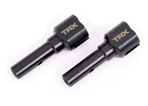 Traxxas Stub axles, hardened steel (2) (for use only with 9557 driveshaft) (fits Sledge) &mdash; image 2 of 2