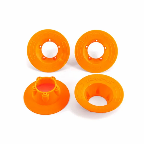 Traxxas Wheel covers, orange (4) (fits 9572 wheels)