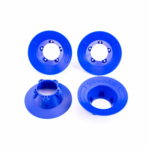 Traxxas Wheel covers, blue (4) (fits 9572 wheels)