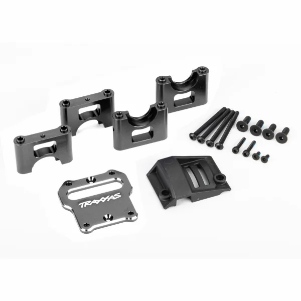 Traxxas Mount, center differential carrier, 6061-T6 aluminium (dark titanium-anodised)