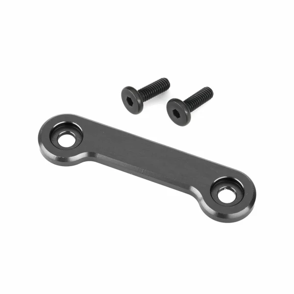 Traxxas Wing washer, 6061-T6 aluminium (dark-titanium anodised) (1)/ 4x12mm FCS (2)