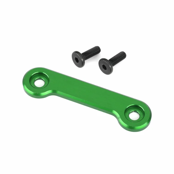 Traxxas Wing washer, 6061-T6 aluminium (green-anodised) (1)/ 4x12mm FCS (2)