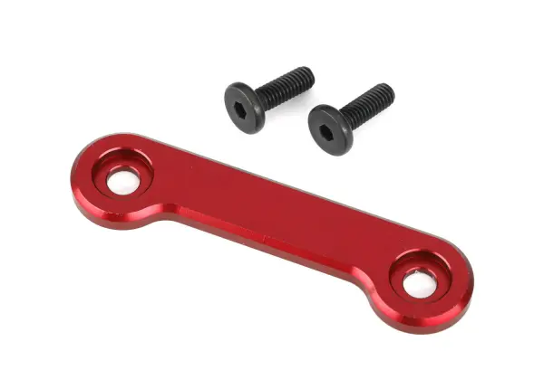 Traxxas Wing washer, 6061-T6 aluminium (red-anodised) (1)/ 4x12mm FCS (2) — image 2 of 2
