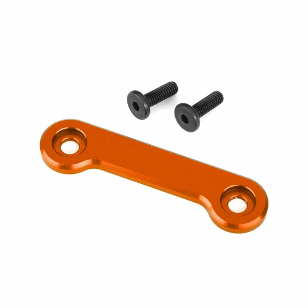 Traxxas Wing washer, 6061-T6 aluminium (orange-anodised) (1)/ 4x12mm FCS (2)