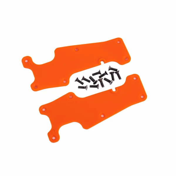 Traxxas Suspension arm covers, orange, front (left and right) / 25x8 CCS (12)