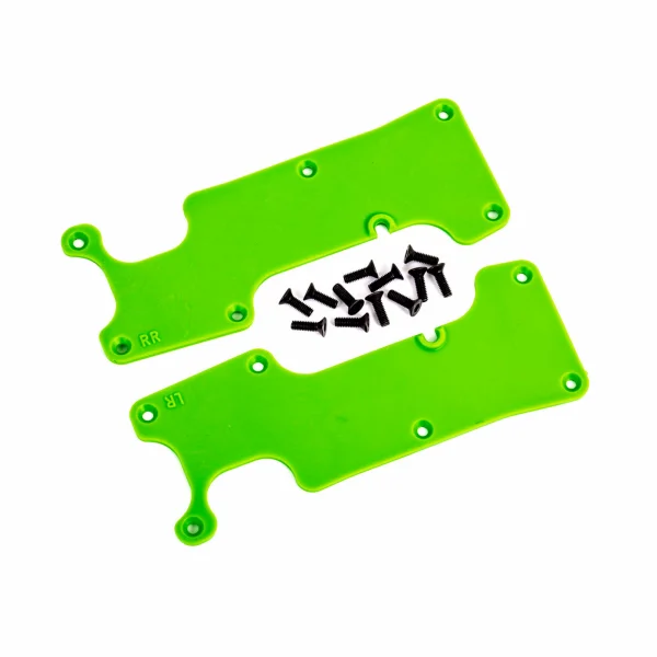 Traxxas Suspension arm covers, green, rear (left and right) / 25x8 CCS (12)