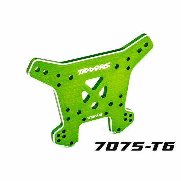 Traxxas Shock tower, rear, 7075-T6 aluminium (green-anodised) (fits Sledge)